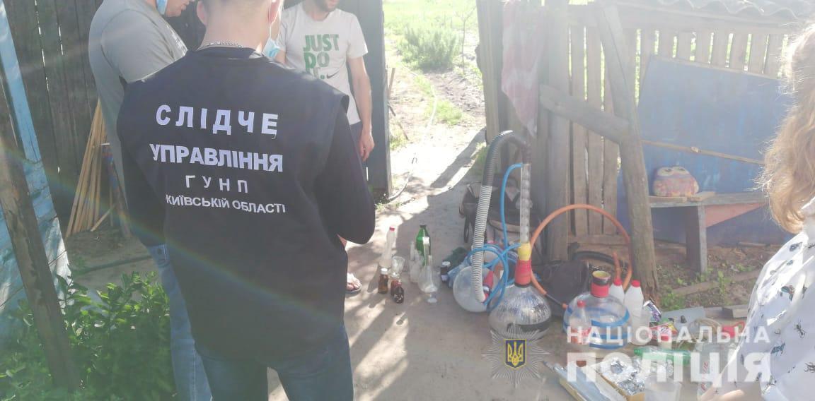 Поліція Київщини ліквідувала три нарколабораторії та затримала групу торгівців амфетаміном