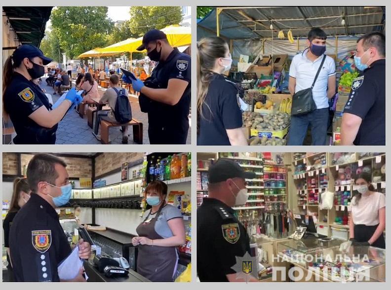 Мобільні групи одеської поліції за добу перевірили 283 розважальних та торговельних заклади