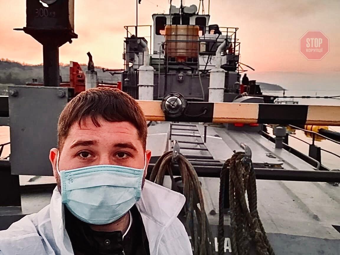  Активісти зафіксували незаконне видобування піску Фото: СтопКор