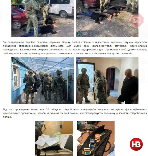 На Дніпропетровщині поліція заради показників фабрикувала справи і катувала затриманих (фото)