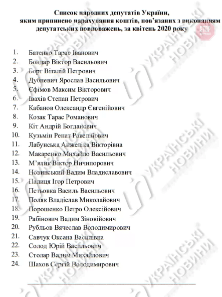 Стало відомо, хто з нардепів не отримав виплат за прогули Ради