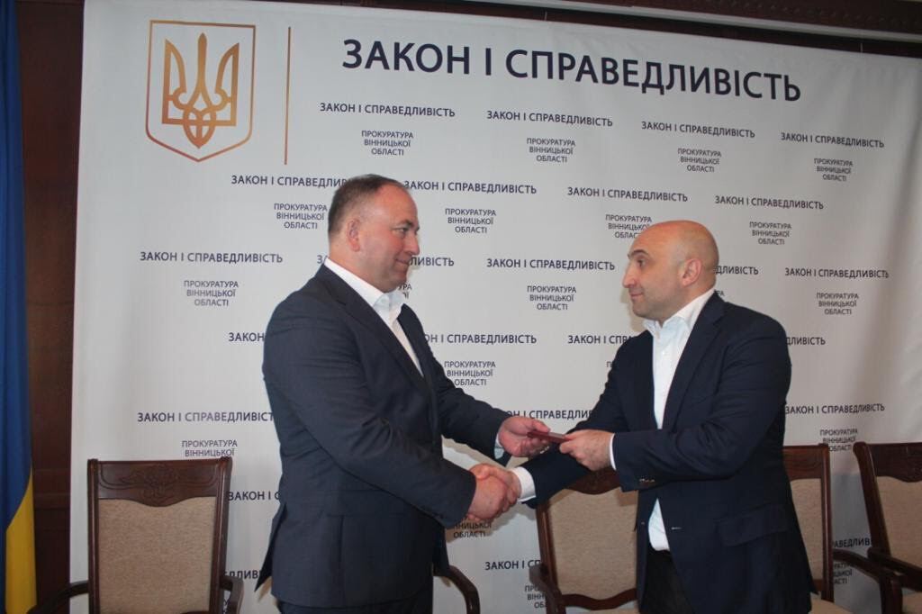Заступник Генерального прокурора Гюндуз Мамедов представив прокурора Вінницької області