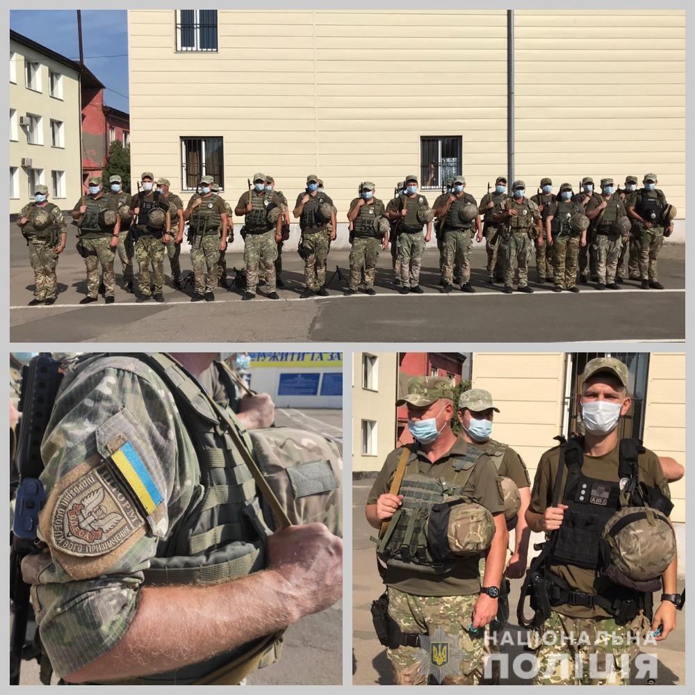 Керівництво поліції Одещини спорядило бійців «Шторму» в зону проведення Операції об’єднаних сил