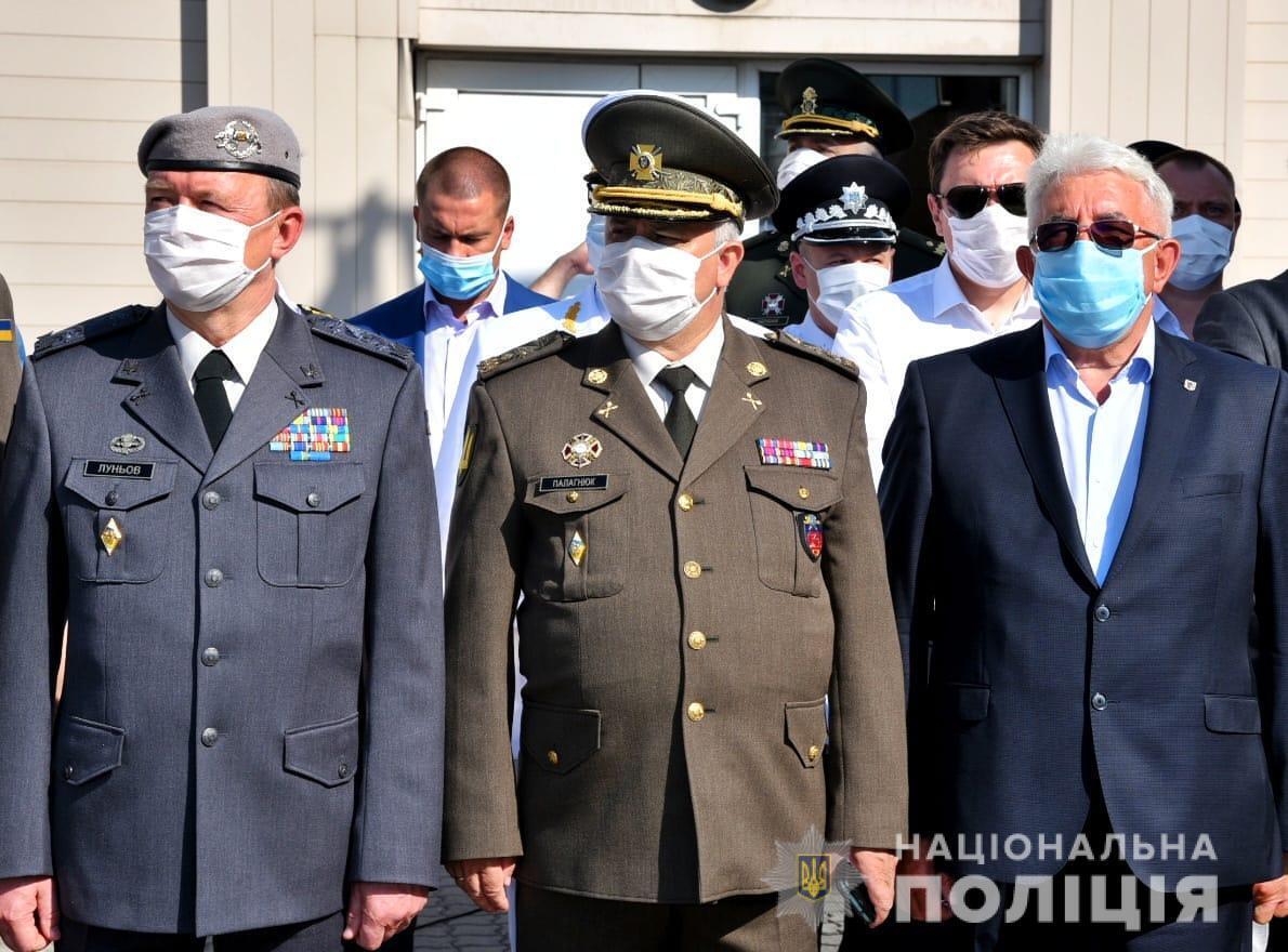 В Одесі поліцейські долучилися до урочистостей з нагоди Дня Військово-Морських Сил України