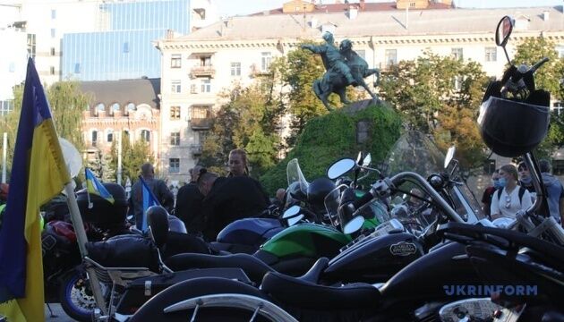 Учасники ''Мотопробігу єдності'' прибули до Києва