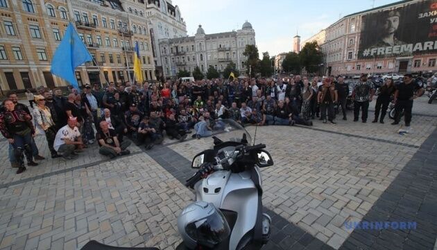 Учасники ''Мотопробігу єдності'' прибули до Києва