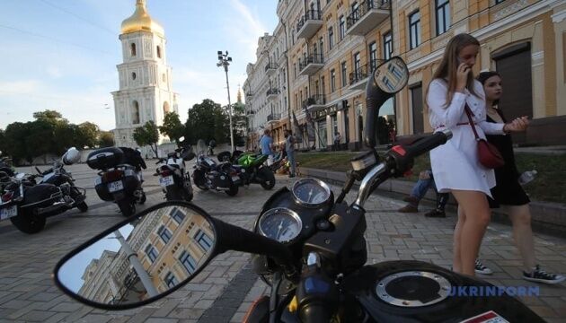 Учасники ''Мотопробігу єдності'' прибули до Києва