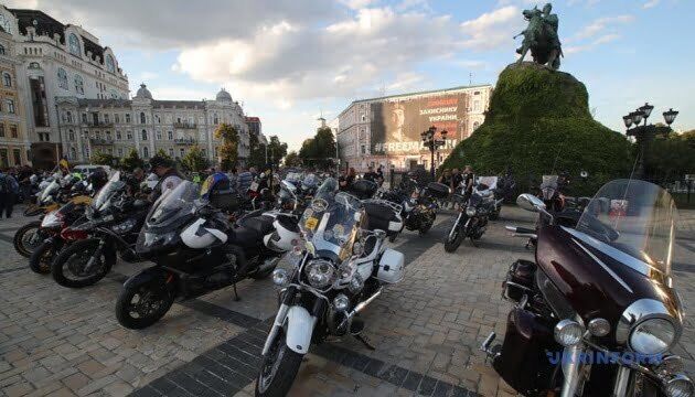 Учасники ''Мотопробігу єдності'' прибули до Києва