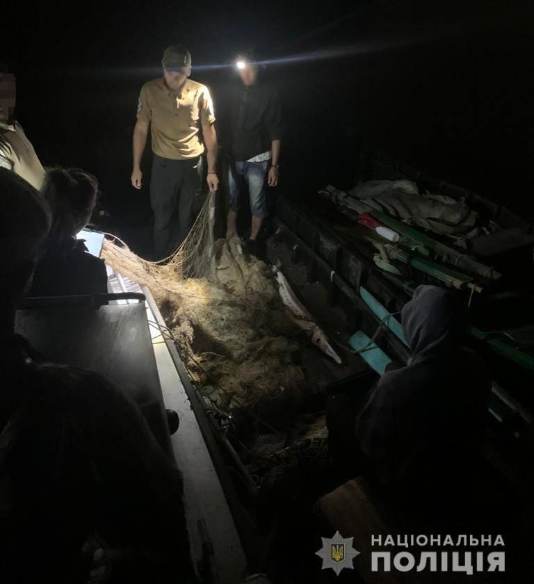 Під час рейду на Дунаї в Кілійському районі поліцейські з рибоохороним патрулем викрили двох браконьєрів