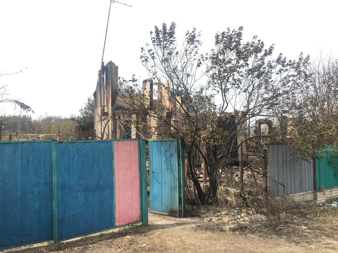 За фактом масштабної пожежі в Луганській області розпочато кримінальне провадження (ФОТО)