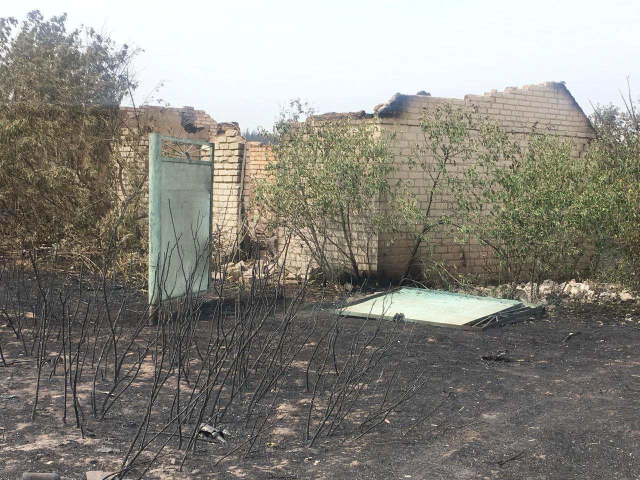 За фактом масштабної пожежі в Луганській області розпочато кримінальне провадження (ФОТО)