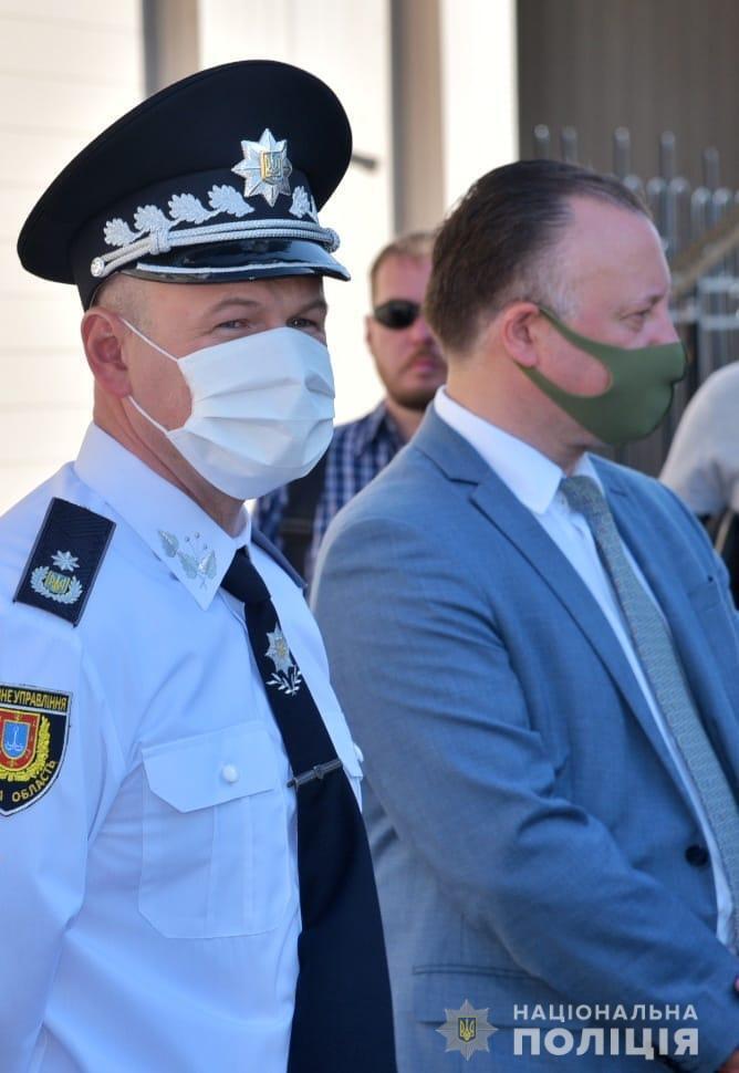 В Одесі поліцейські долучилися до урочистостей з нагоди Дня Військово-Морських Сил України