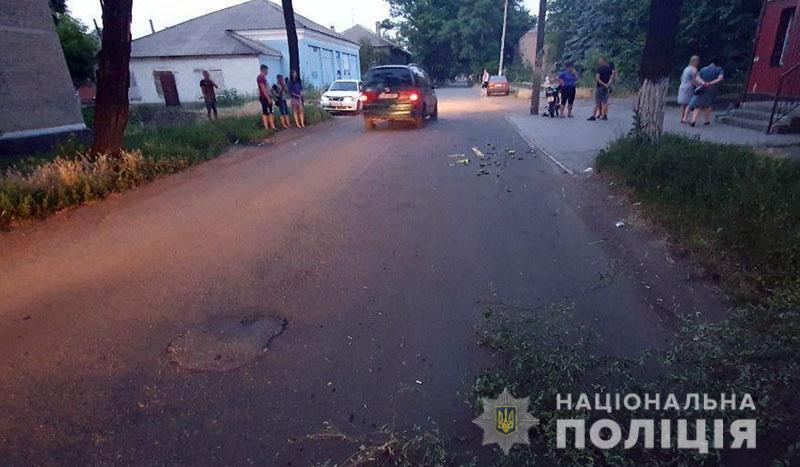 Поліція Покровська перевіряє обставини аварії, в якій постраждала неповнолітня дитина