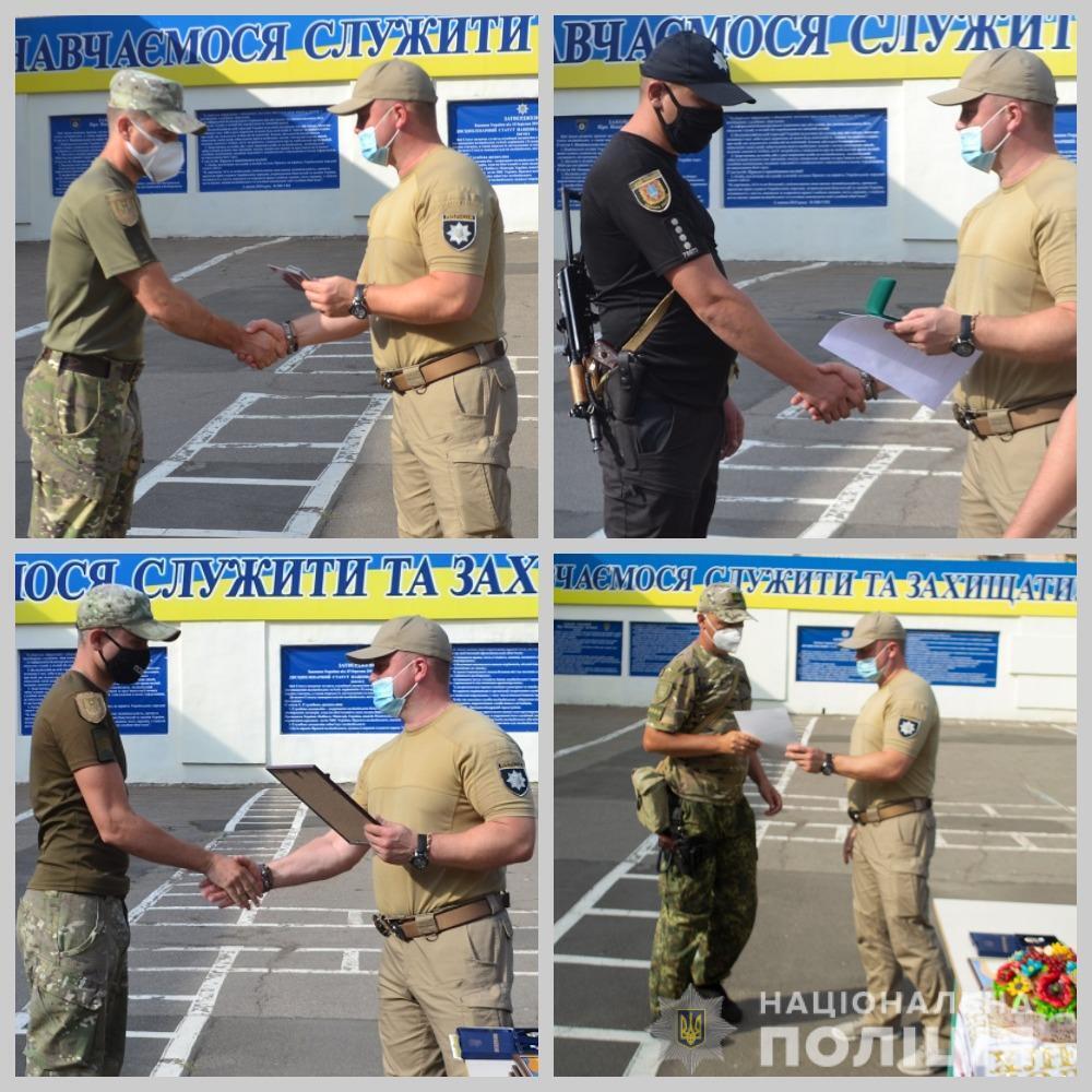 В Одесі зустріли зведений загін поліцейських, що прибув із зони проведення Операції об’єднаних сил