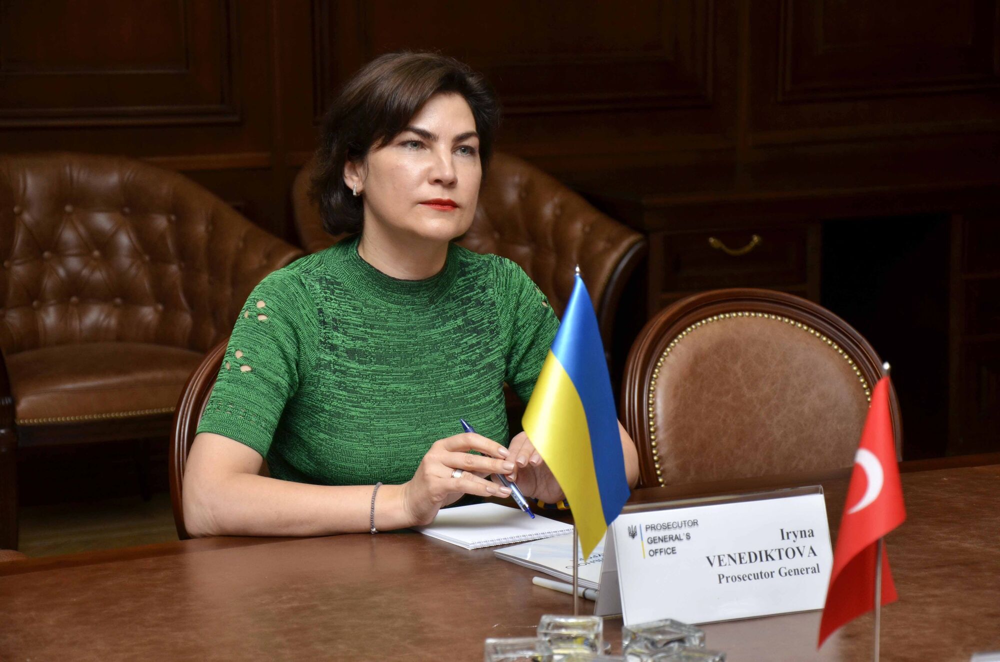 Генеральний прокурор Ірина Венедіктова зустрілася з Надзвичайним і Повноважним Послом Республіки Туреччина в Україні