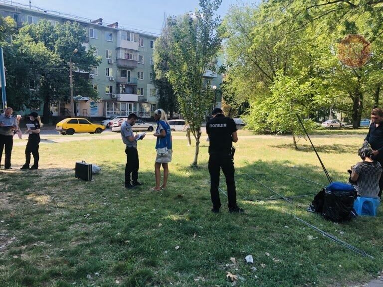 На Запоріжжі громлять намети «ОПЗЖ» (фото)