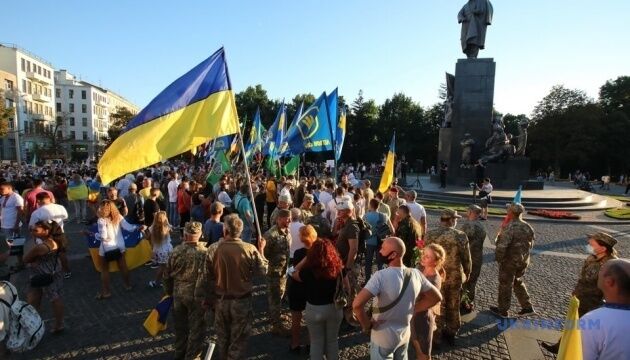 У Харкові на ''Марш Незалежності'' вийшло близько тисячі людей
