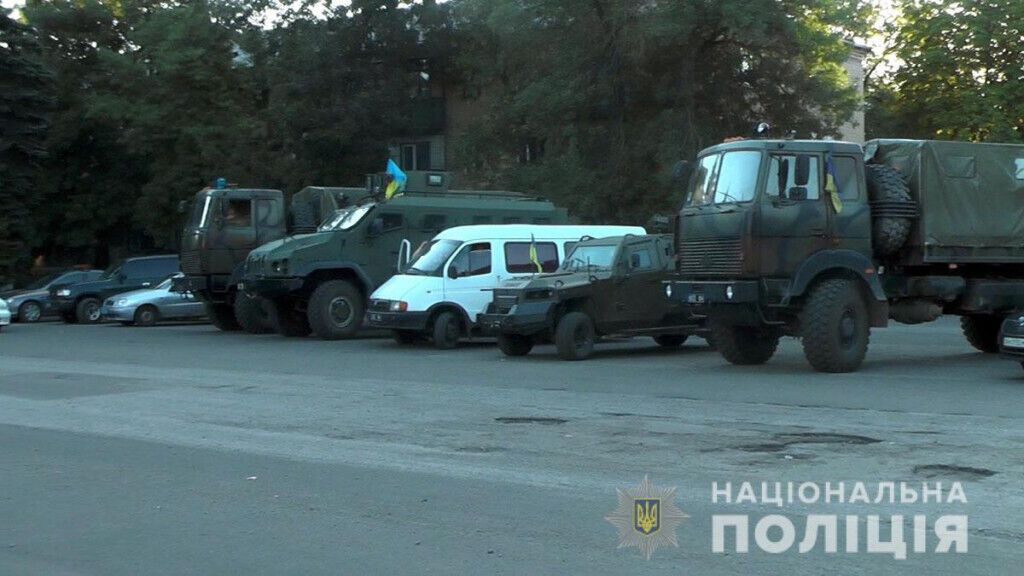 Правоохоронці Донеччини провели відпрацювання міст Гірник та Українськ