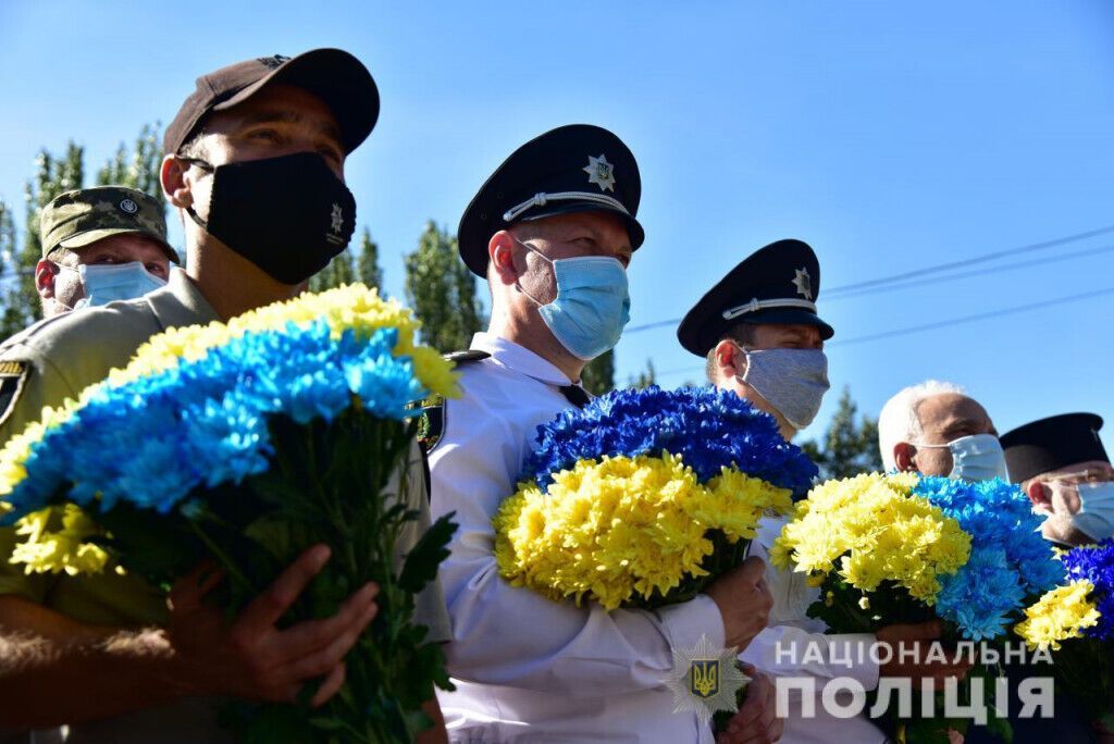 Поліцейські Донеччини взяли участь в урочистостях до Дня Незалежності України