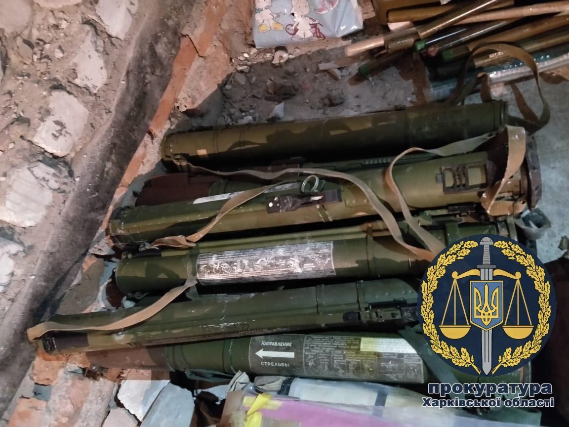 Масштабний склад бойових припасів та зброї виявлено на Харківщині