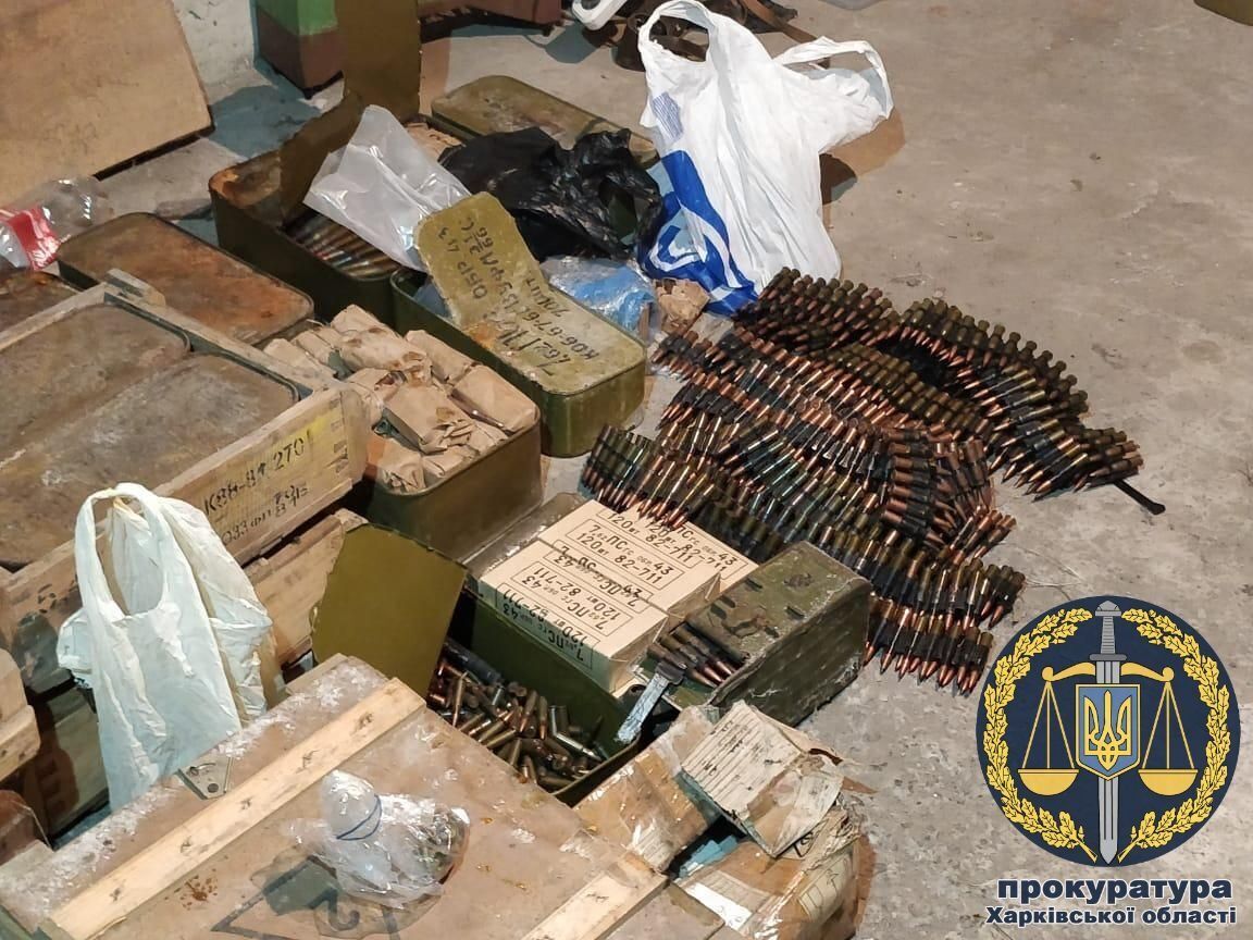 Масштабний склад бойових припасів та зброї виявлено на Харківщині