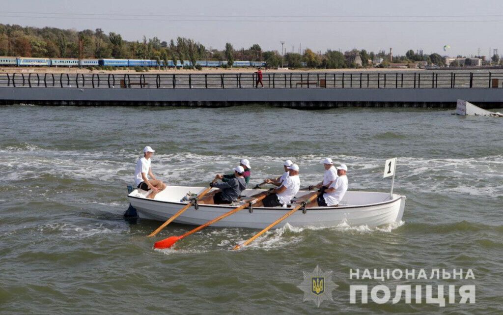 Збірна підрозділів МВС перемогла у чемпіонаті України з веслування на ялах серед силовиків (ВІДЕО)