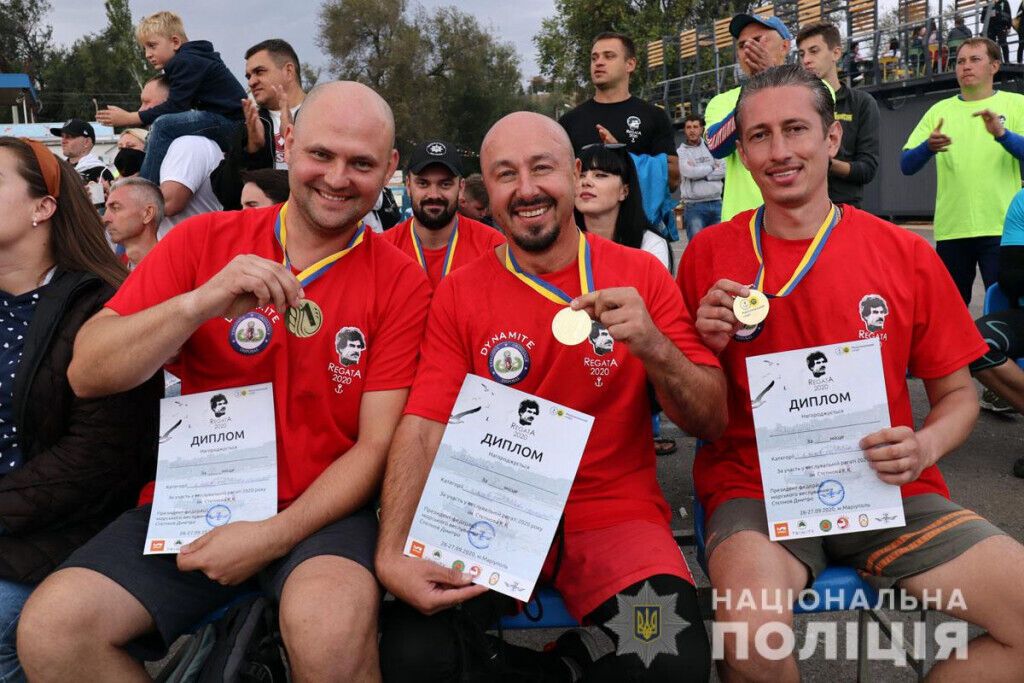 Збірна підрозділів МВС перемогла у чемпіонаті України з веслування на ялах серед силовиків (ВІДЕО)