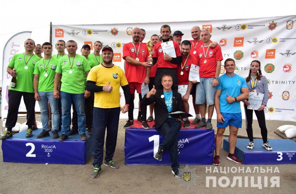 Збірна підрозділів МВС перемогла у чемпіонаті України з веслування на ялах серед силовиків (ВІДЕО)