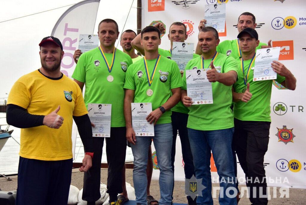 Збірна підрозділів МВС перемогла у чемпіонаті України з веслування на ялах серед силовиків (ВІДЕО)