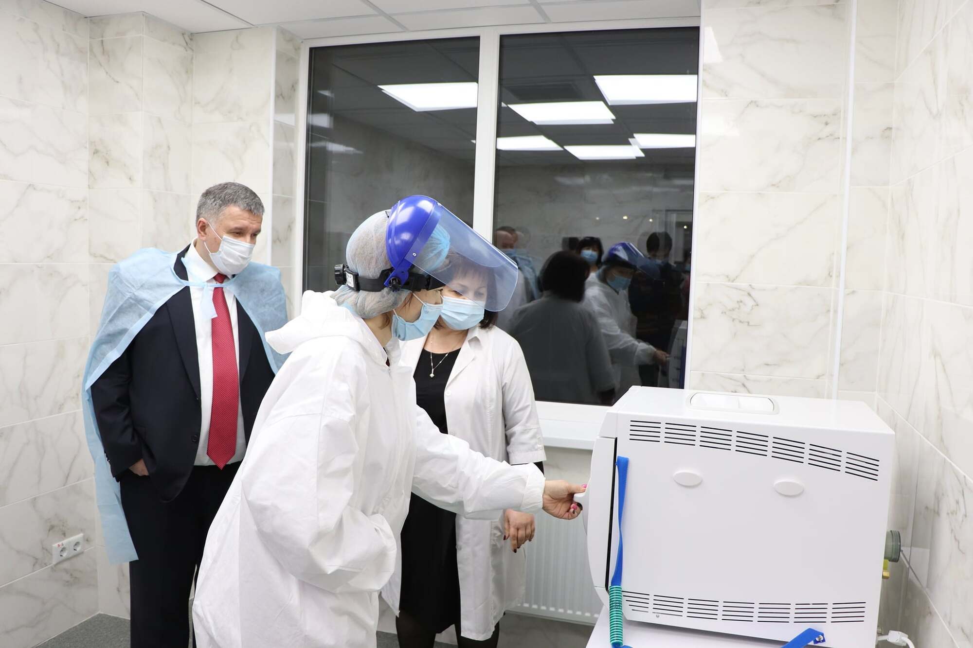 Міністр внутрішніх справ проінспектував роботу відомчого медичного закладу у Харкові