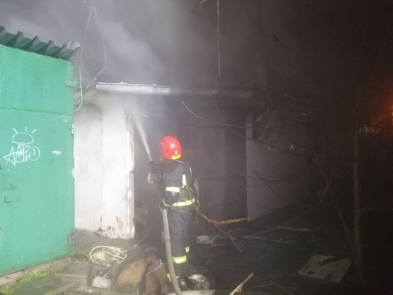 м. Одеса: рятувальники ліквідували загоряння непрацюючого кафе