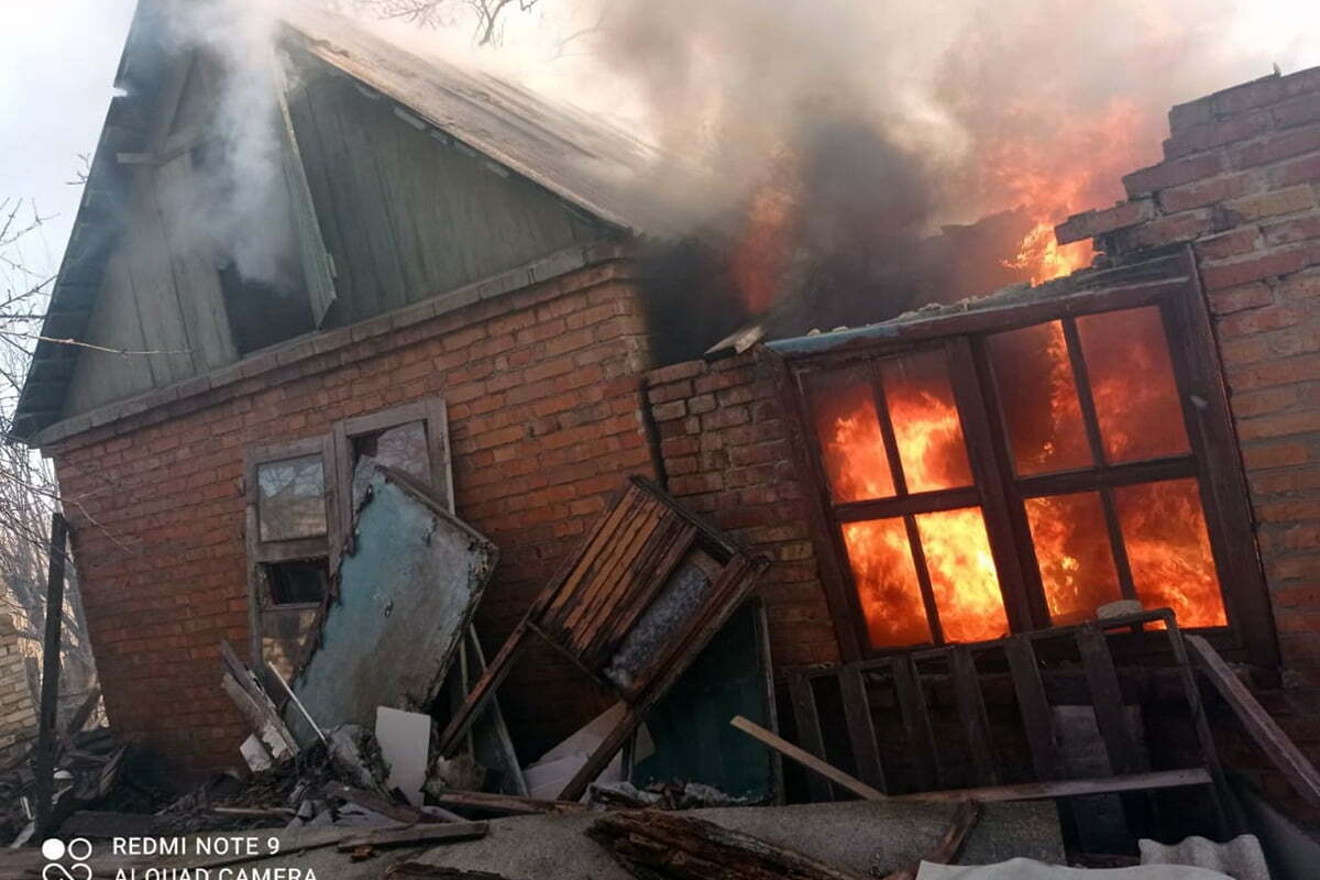 Дніпропетровська область: ліквідовано пожежу в літній кухні