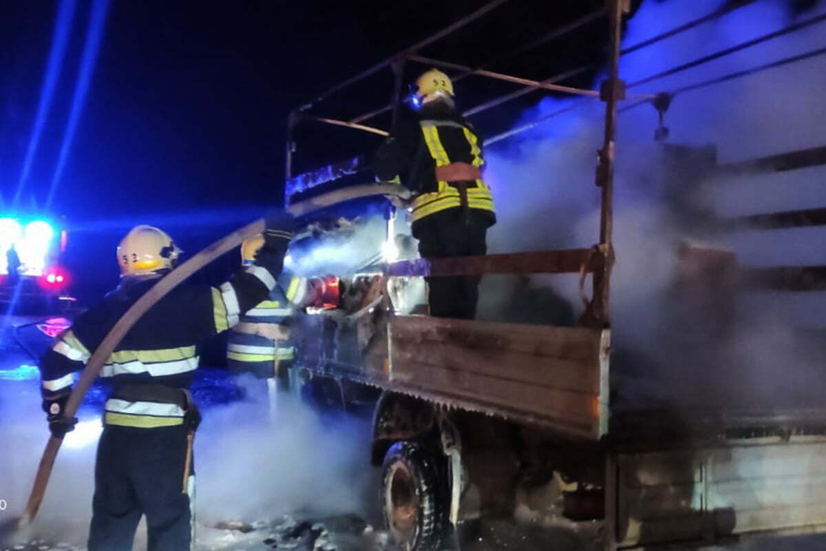 Дніпропетровська область: надзвичайники ліквідували пожежу вантажівки