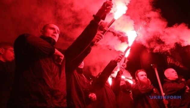 Смолоскипна хода у центрі Києва відбулася без порушень - поліція