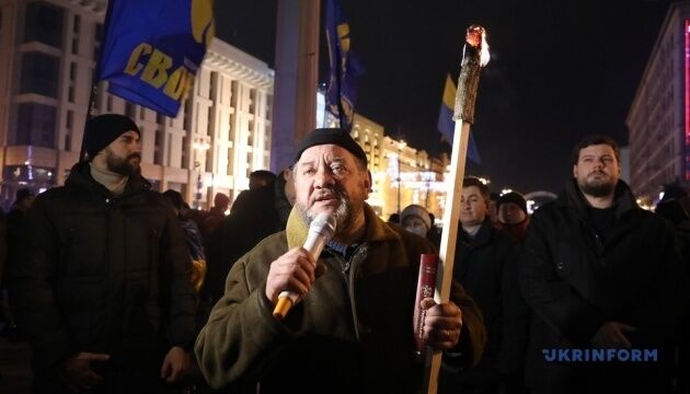Смолоскипна хода у центрі Києва відбулася без порушень - поліція