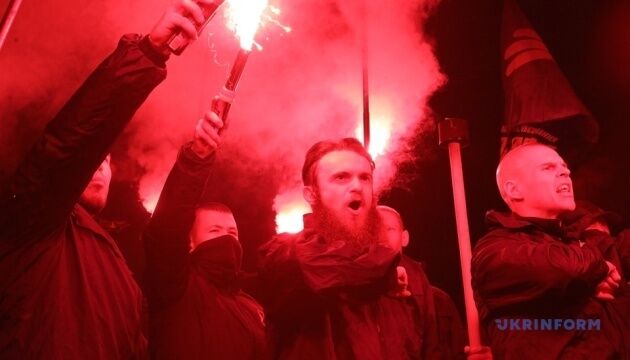 Смолоскипна хода у центрі Києва відбулася без порушень - поліція