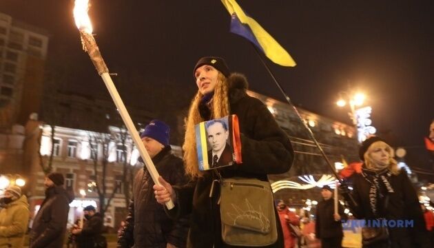 Смолоскипна хода у центрі Києва відбулася без порушень - поліція