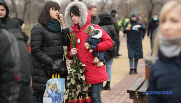 У Києві вшанували пам'ять загиблих у катастрофі літака МАУ в Тегерані