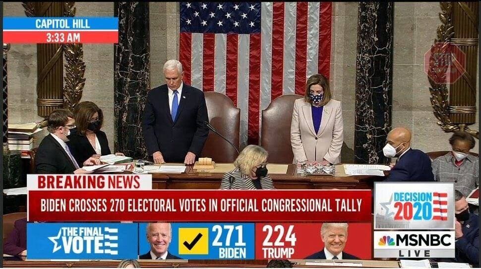 Конгрес США затвердив перемогу Байдена на президентських виборах