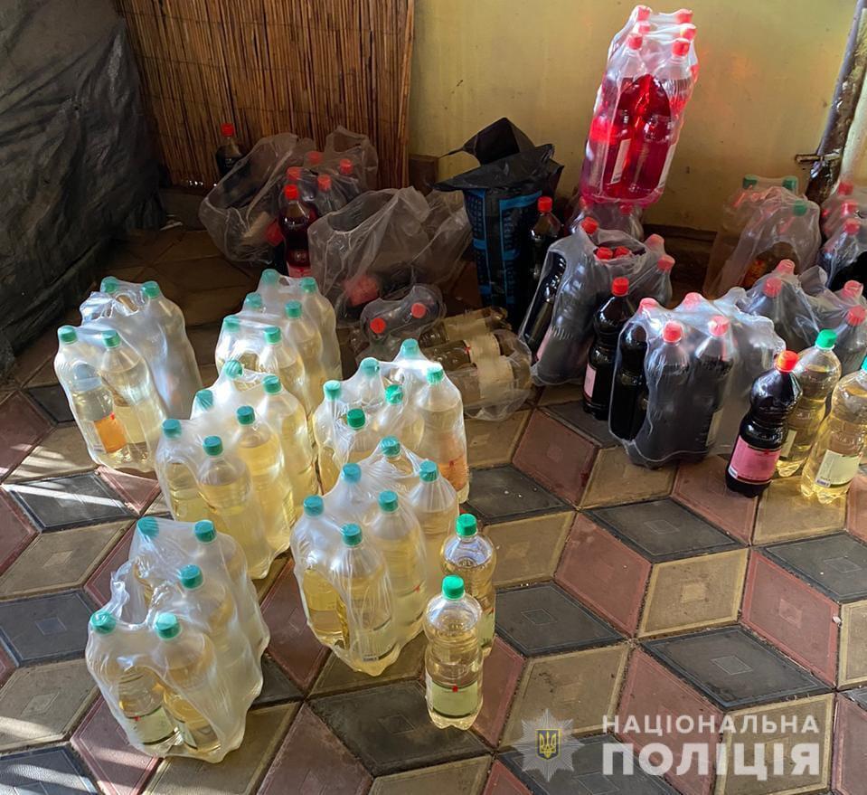 На Одещині правоохоронці виявили близько двох тон алкоголю сумнівної якості
