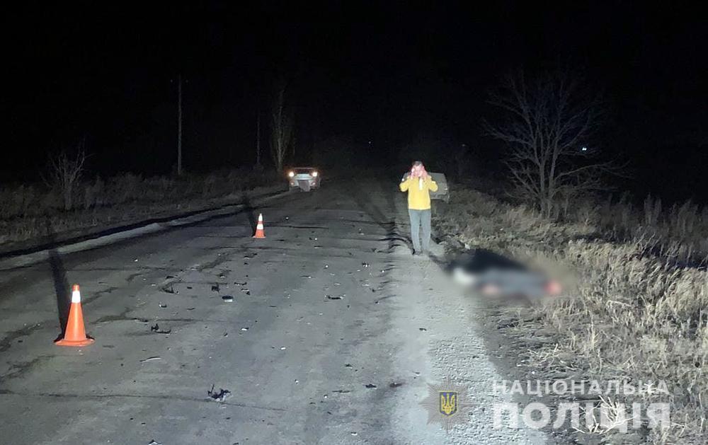 Слідчі Донеччини розслідують смертельне ДТП з пішохідом поблизу Волновахи