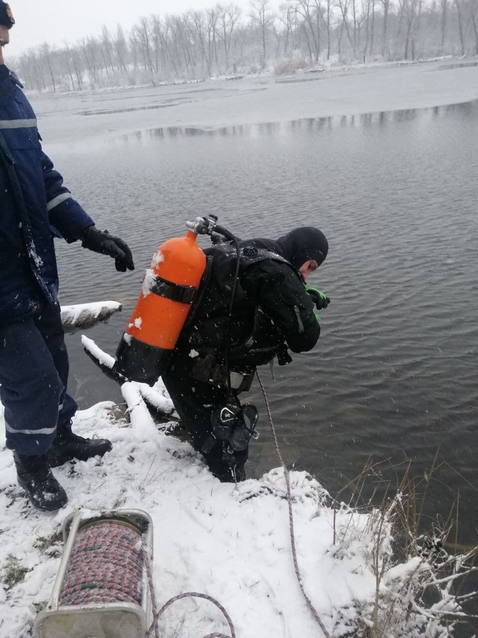Кіровоградська область: рятувальники дістали з водосховища тіло загиблого чоловіка