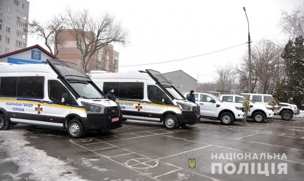 У районі проведення ООС спільні наряди поліції та Нацгвардії нестимуть службу на новій техніці