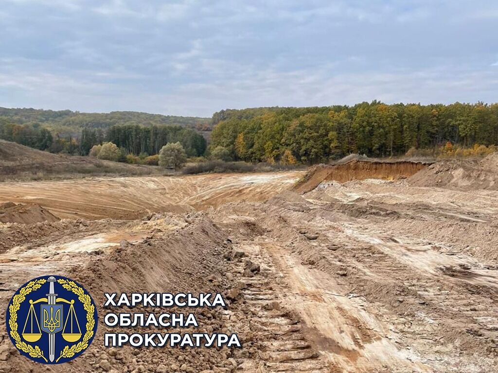 Незаконне видобування надр на Харківщині – припинено діяльність чергового кар’єру (ФОТО)