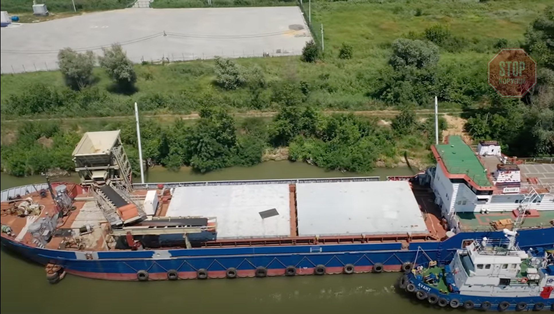  Компанія ''Краншип'' облаштувала незаконний порт на Одещині Фото: СтопКор