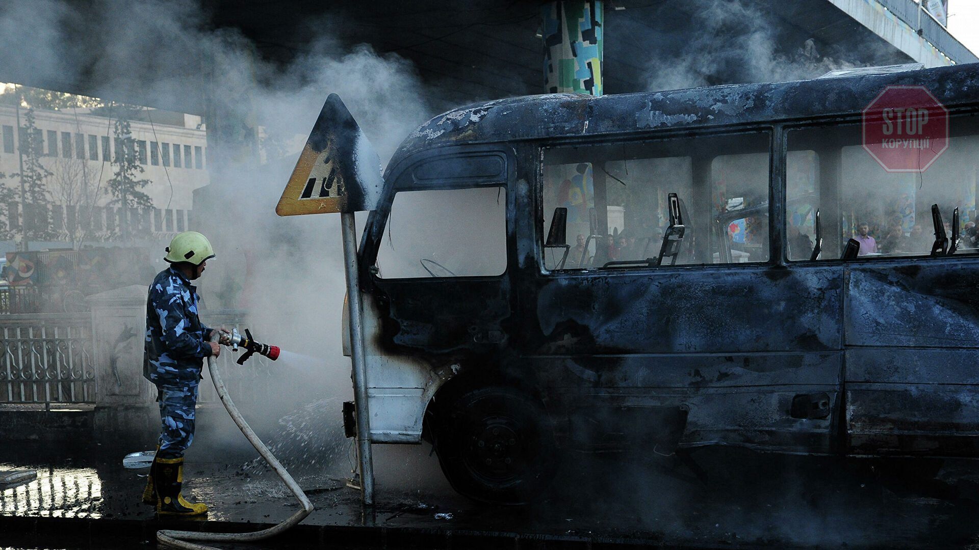  В столиці Сирії вибухнув автобус з військовими Фото: AFP 2021/SANA
