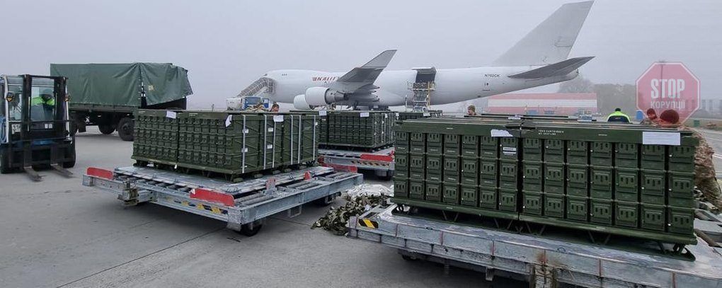  Україна отримала чергову партію військової допомоги від США — 80 тонн боєприпасів Фото: Посольство США в Україні