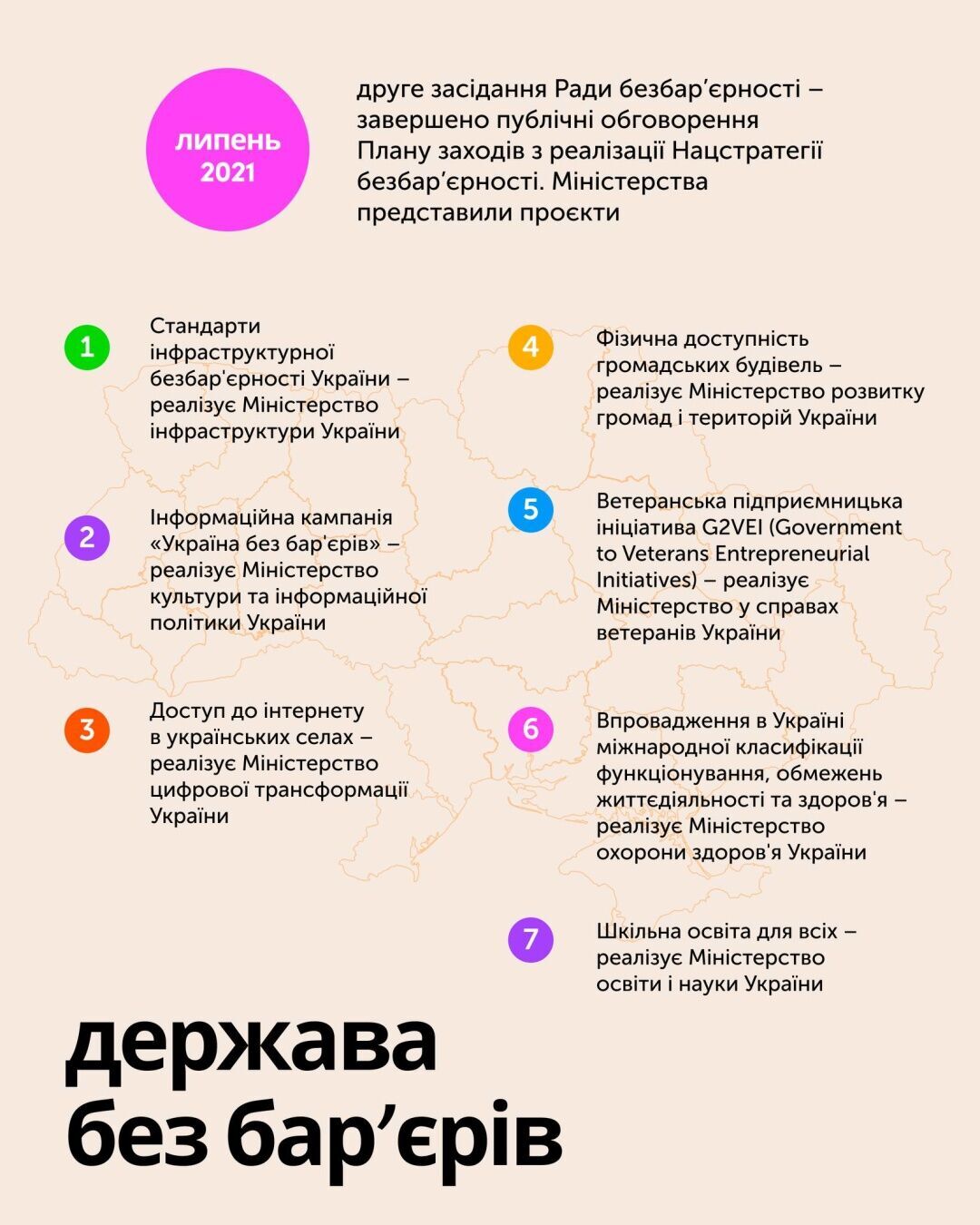 Зеленська розповіла, що вдалося зробити зі створення безбар’єрності в Україні
