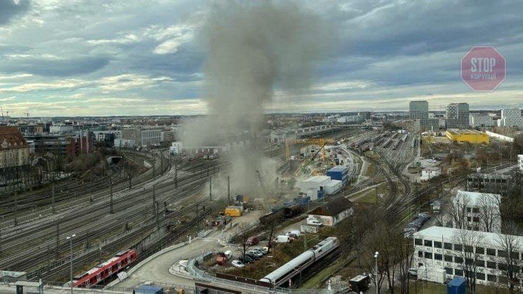  У центрі Мюнхена вибухнула авіабомба Фото: Twitter gdh international