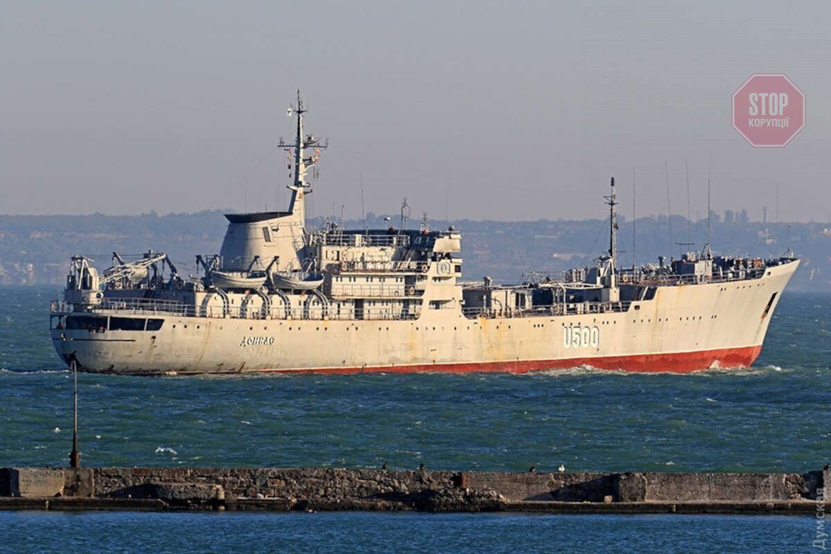  ФСБ заявляє, що український корабель рухається до Керченської протоки Фото: Думская